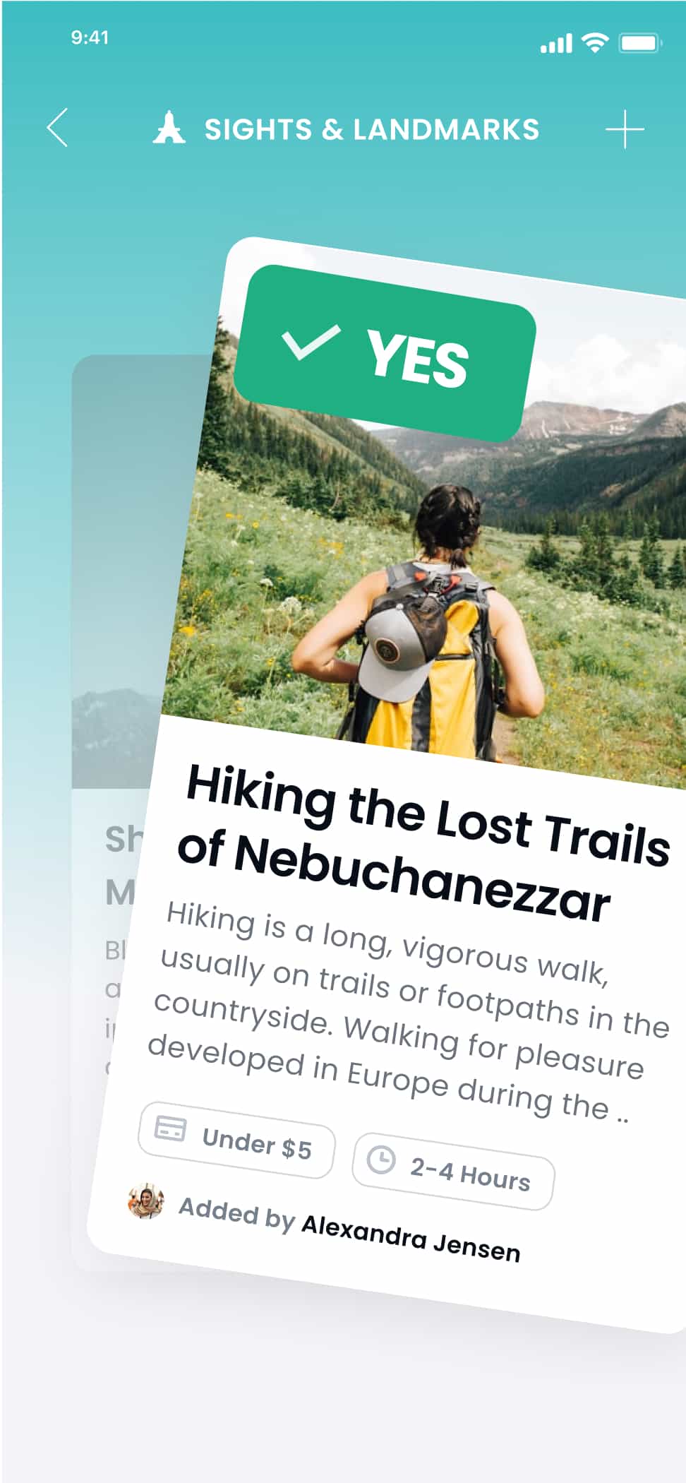 Swipe your way to an itinerary